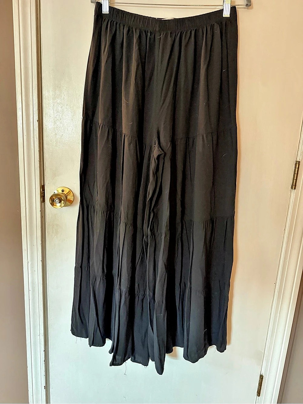 Natural Life Maxi flowing pants in Black Like New
